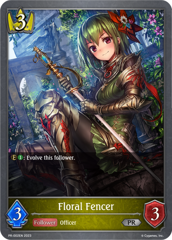 Floral Fencer (PR-002EN) [Promotional Cards]