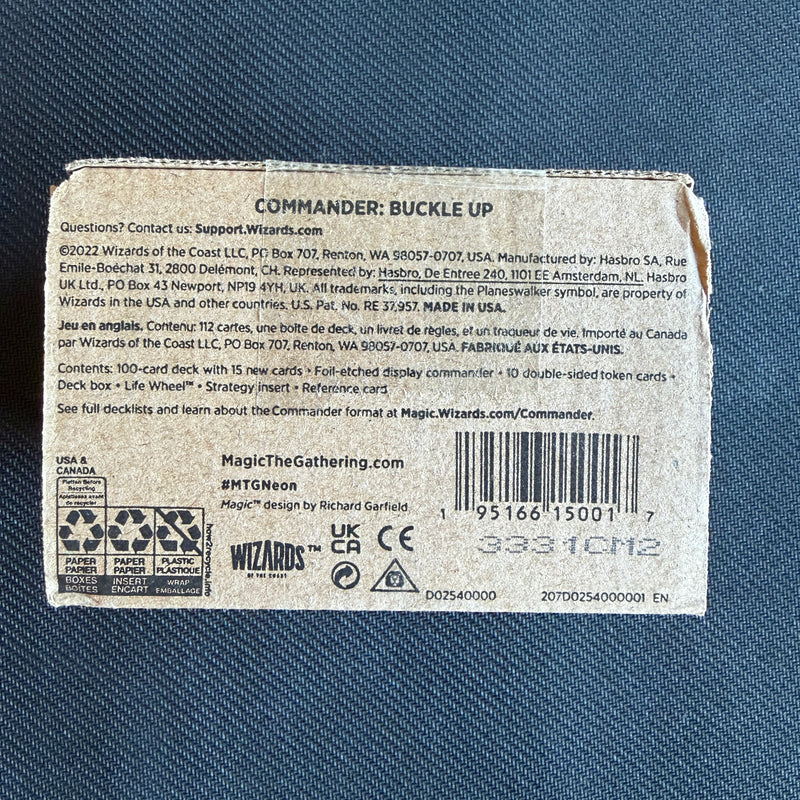 Kamigawa: Neon Dynasty - Commander Deck (Buckle Up) (Auction)