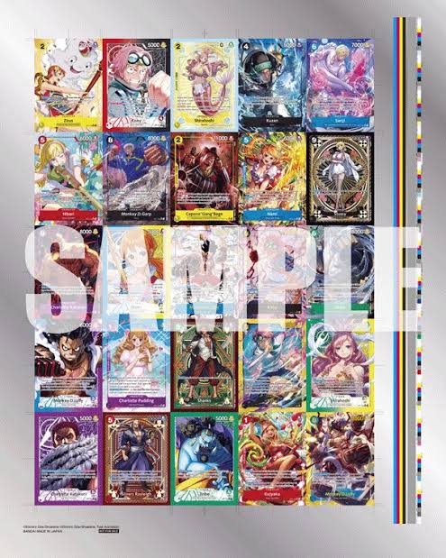 One Piece OP-11 A Fist Divine Speed UNCUT Sheet
