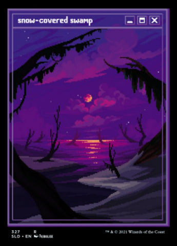 Snow-Covered Swamp (327) [Secret Lair Drop Series]