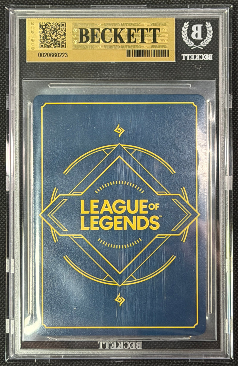 2026 League of Legends Spiritforged #224 Aphelios Signature BGS9.5