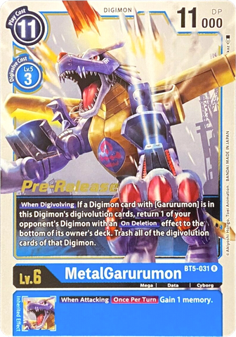 MetalGarurumon [BT5-031] [Battle of Omni Pre-Release Promos]