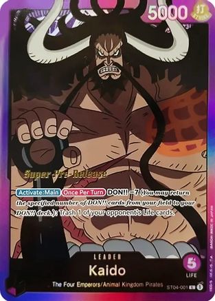 Kaido (001) [Super Pre-Release Starter Deck: Animal Kingdom Pirates]