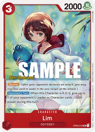 Lim [Pillars of Strength Pre-Release Cards]