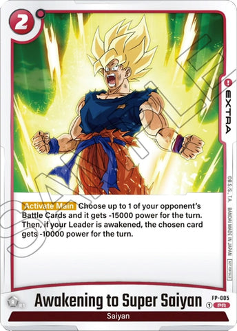 Awakening to Super Saiyan (FP-005) [Fusion World Promotion Cards]