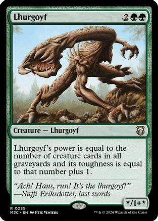 Lhurgoyf (Ripple Foil) [Modern Horizons 3 Commander]
