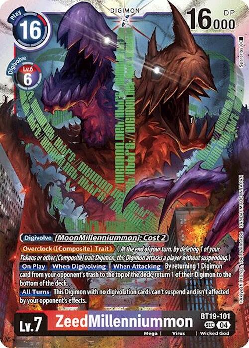 ZeedMillenniummon [BT19-101] [Release Special Booster Ver.2.0]