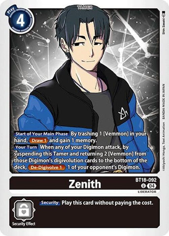 Zenith [BT18-092] [Release Special Booster Ver.2.0]