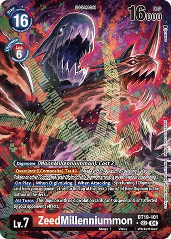 ZeedMillenniummon [BT19-101] (Alternate Art) [Release Special Booster Ver.2.0]