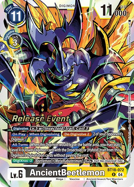 AncientBeetlemon [BT18-072] [Release Special Booster Ver.2.0 Pre-Release Cards]