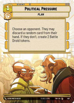 Political Pressure (487) (Hyperspace) (487) [Twilight of the Republic]