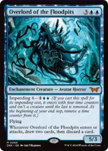 Overlord of the Floodpits [Duskmourn: House of Horror]