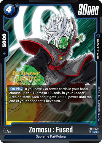 Zamasu : Fused [New Adventure Release Event Cards]