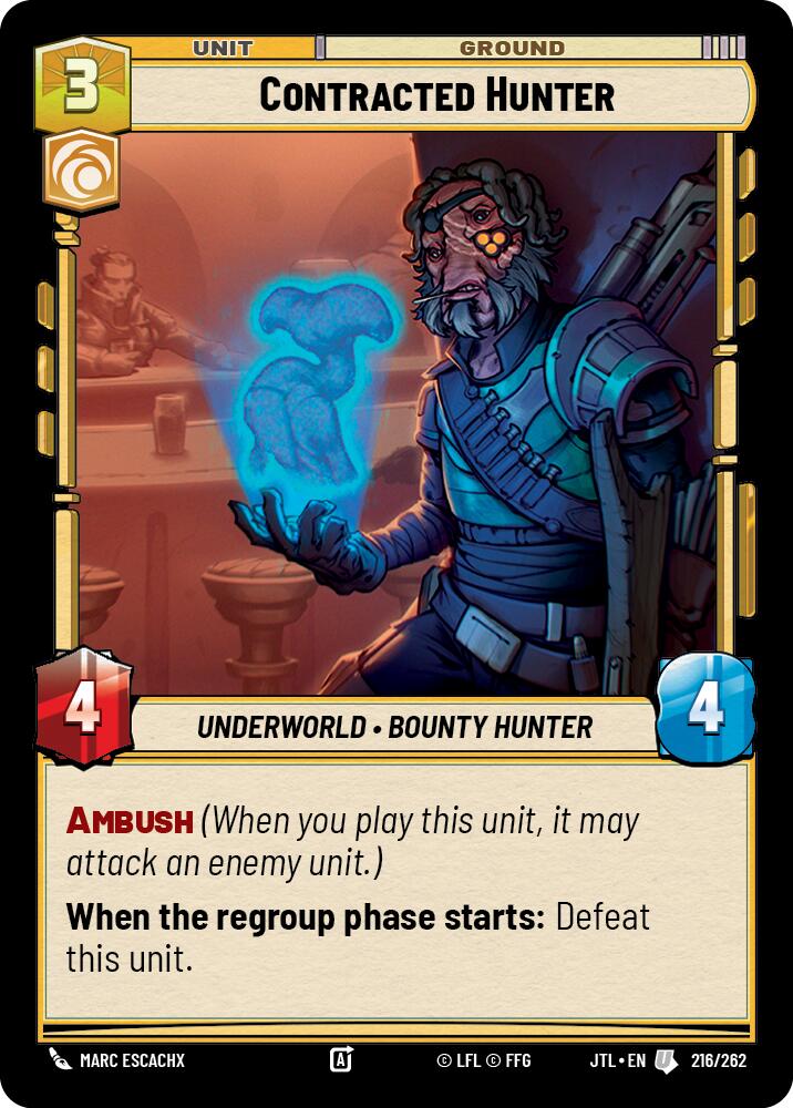 Contracted Hunter (216/262) (216/257) [Jump to Lightspeed]