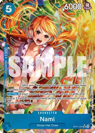 Nami (054) (Alternate Art) [A Fist of Divine Speed]