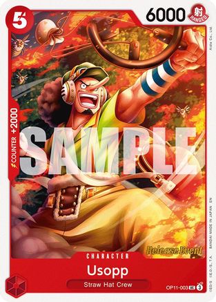 Usopp [A Fist of Divine Speed Release Event Cards]