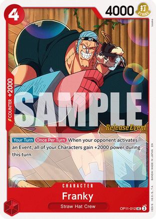 Franky [A Fist of Divine Speed Release Event Cards]