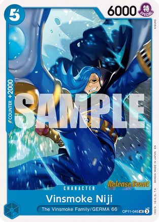 Vinsmoke Niji [A Fist of Divine Speed Release Event Cards]