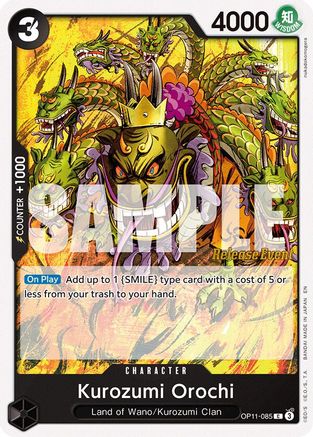 Kurozumi Orochi [A Fist of Divine Speed Release Event Cards]