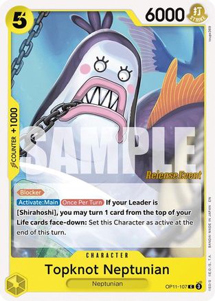 Topknot Neptunian [A Fist of Divine Speed Release Event Cards]