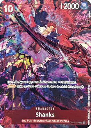 Shanks (English Version 2nd Anniversary Set) [One Piece Promotion Cards]