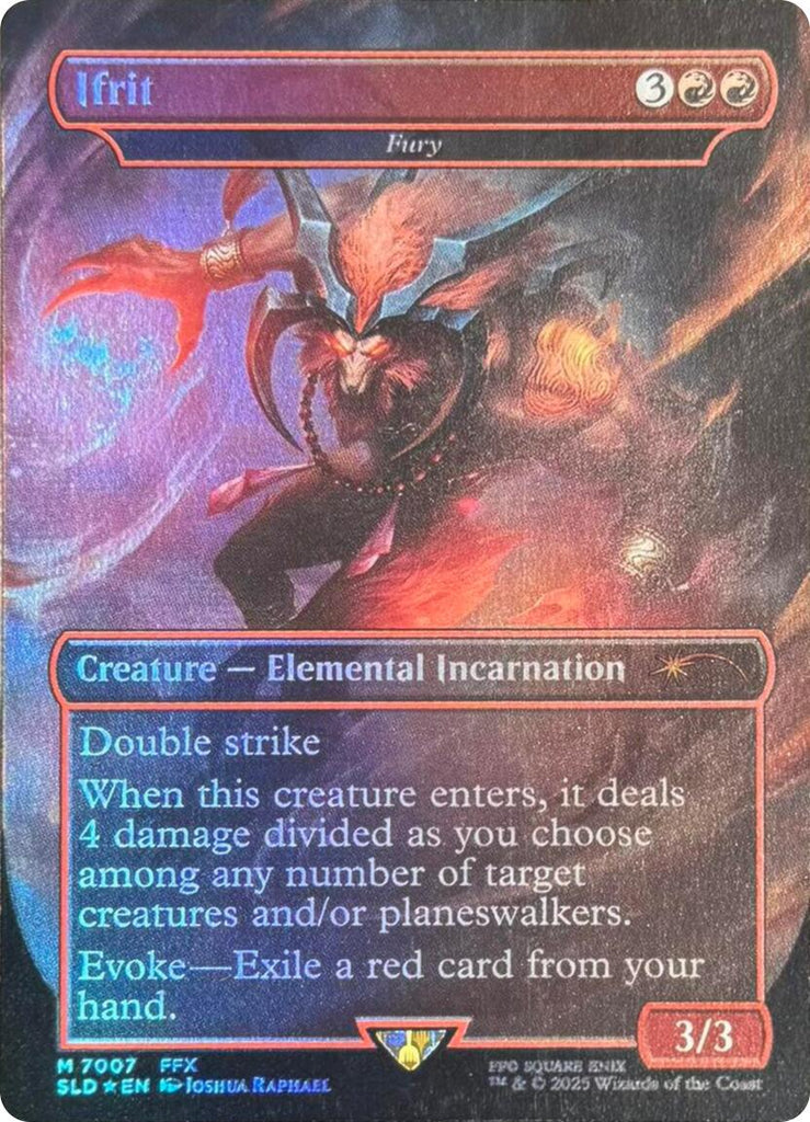 Ifrit - Fury (Rainbow Foil) [Secret Lair Drop Series] — Eternal Magic