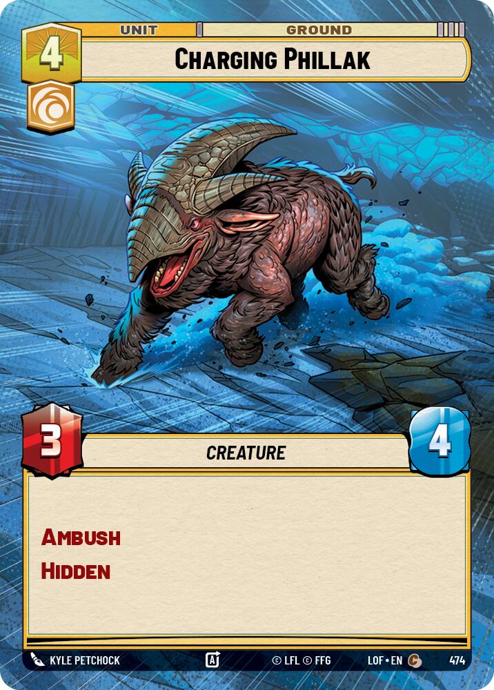 Charging Phillak (474) (Hyperspace) (474) [Legends of the Force]