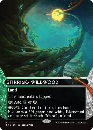Stirring Wildwood (0039) (Borderless) [Edge of Eternities: Stellar Sights]