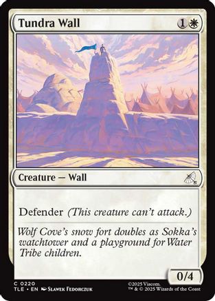 Tundra Wall (TLE-220) - Avatar: The Last Airbender: Eternal-Legal