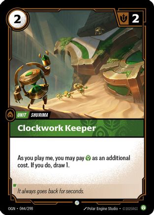 Clockwork Keeper (044/298) - Origins Foil