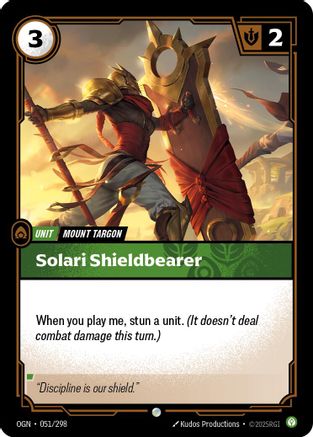 Solari Shieldbearer (051/298) - Origins Foil