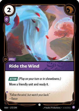 Ride The Wind (173/298) - Origins