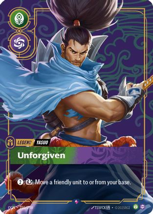 Yasuo - Unforgiven (259/298) - Origins Foil