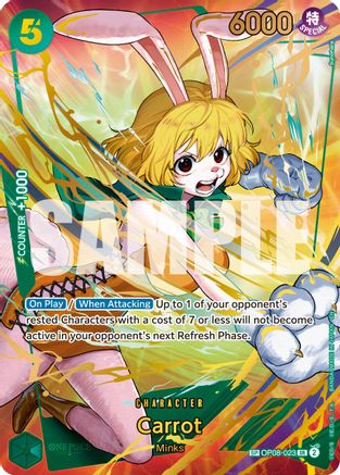 Carrot (Alternate Art) (OP08-023) - Premium Booster -The Best- Vol. 2 Foil