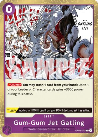 Gum-Gum Jet Gatling (Reprint) [Premium Booster -The Best- Vol. 2]