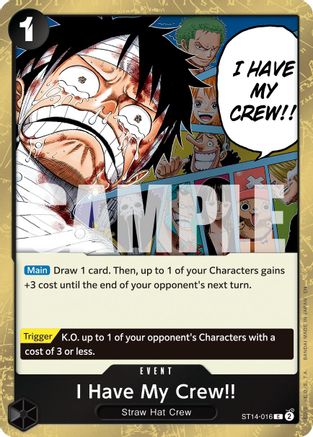 I Have My Crew!! (Pirate Foil) [Premium Booster -The Best- Vol. 2]