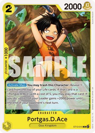 Portgas.D.Ace - ST13-010 (Reprint) (ST13-010) - Premium Booster -The Best- Vol. 2