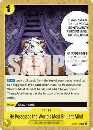 He Possesses the World's Most Brilliant Mind (Reprint) [Premium Booster -The Best- Vol. 2]