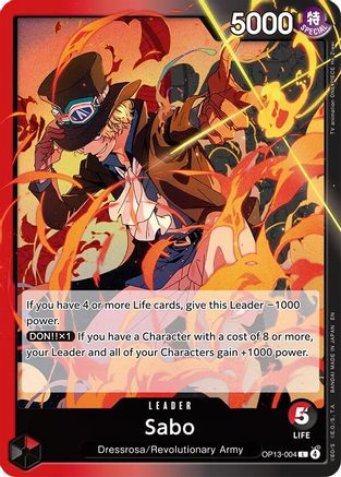 Sabo (004) (OP13-004) - Carrying On His Will