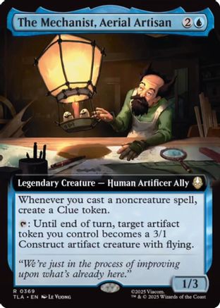 The Mechanist, Aerial Artisan (Extended Art) (TLA-369) - Avatar: The Last Airbender Foil