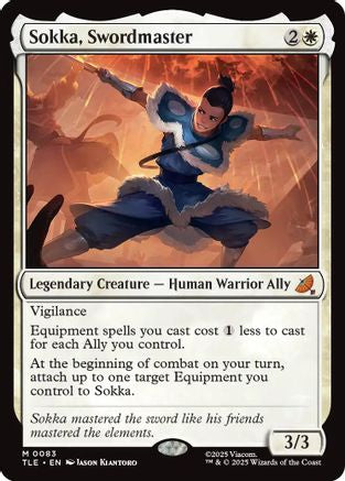 Sokka, Swordmaster (TLE-083) - Avatar: The Last Airbender: Eternal-Legal Foil