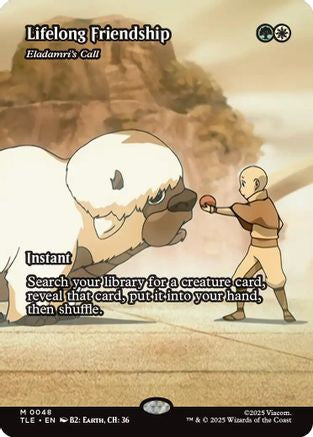Lifelong Friendship - Eladamri's Call (Borderless) (TLE-048) - Avatar: The Last Airbender: Eternal-Legal