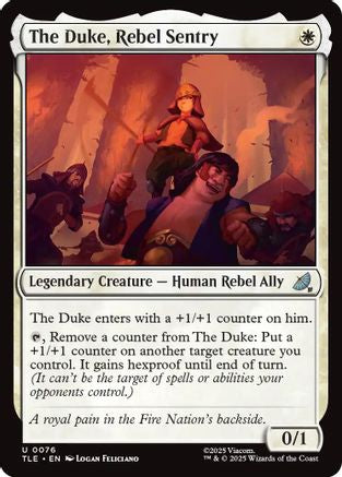 The Duke, Rebel Sentry (TLE-076) - Avatar: The Last Airbender: Eternal-Legal Foil