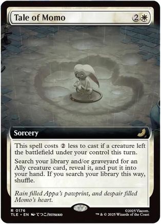 Tale of Momo (Extended Art) (TLE-176) - Avatar: The Last Airbender: Eternal-Legal Foil