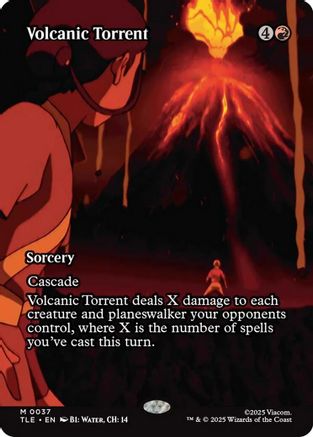Volcanic Torrent (Borderless) (TLE-037) - Avatar: The Last Airbender: Eternal-Legal