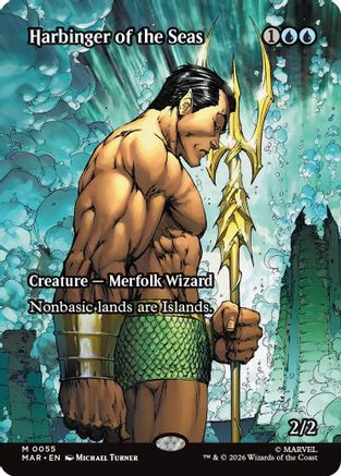 Harbinger of the Seas (Borderless) (MAR-055) - Marvel Universe Eternal-Legal