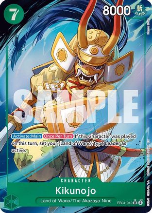 Kikunojo (Alternate Art) (EB04-012) - The Azure Sea's Seven Foil