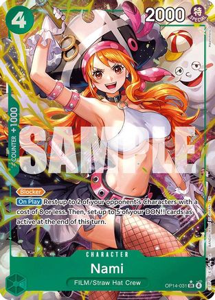 Nami (Alternate Art) (OP14-031) - The Azure Sea's Seven Foil