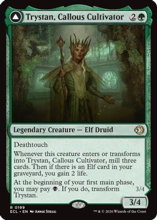 Trystan, Callous Cultivator (ECL-199) - Lorwyn Eclipsed Foil