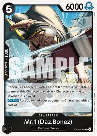 Mr.1(Daz.Bonez) (OP14-090) - The Azure Sea's Seven Foil